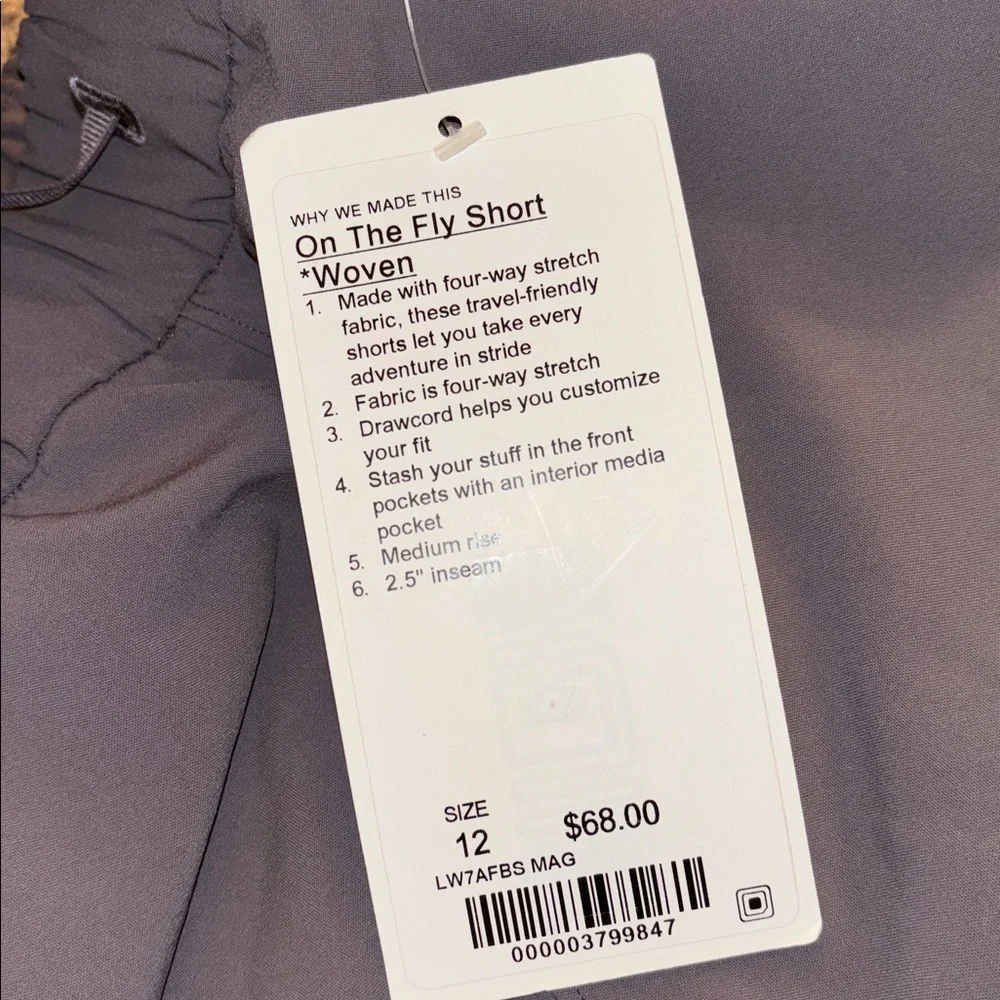 Lululemon On the Fly Woven Short